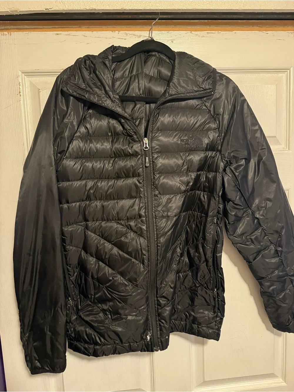 The North Face Women's Black Hooded Puffer Jacket